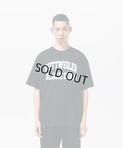 画像1: ROTTWEILER/2 LINE B.D TEE  BLACK