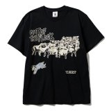 (SALE 20%OFF) SOFTMACHINE/OUT OF THE FLOCK T  BLACK