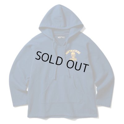 画像1: SOFTMACHINE/DROPOUT HOODED  NAVY