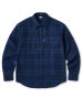 画像1: FTC/HEAVY PLAID NELLSHIRTS  NAVYxBLACK (1)