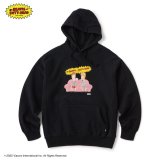 BEAVIS AND BUTT-HEAD/CHEWING GUM PULLOVER HOODY BLACK