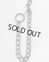 GLAD HAND/CHAIN KEY RING  BLACK