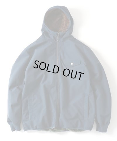 画像1: (再入荷）GYMMASTER/REVERSIBLE BOAxTASLON HOOD JKT  S.BLUE(NAVY)xCRZ