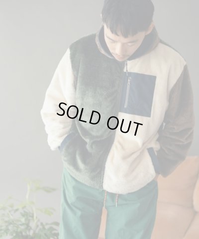 画像4: (再入荷）GYMMASTER/REVERSIBLE BOAxTASLON HOOD JKT  S.BLUE(NAVY)xCRZ