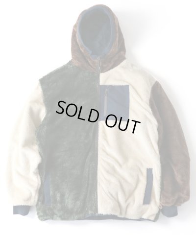 画像3: (再入荷）GYMMASTER/REVERSIBLE BOAxTASLON HOOD JKT  S.BLUE(NAVY)xCRZ