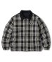 画像2: FTC/REVERSIBLE PLAID PUFFY JKT BLACK (2)