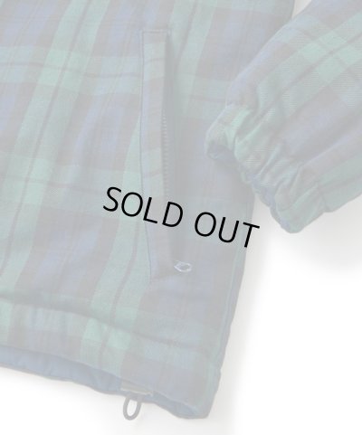 画像7: FTC/REVERSIBLE PLAID PUFFY JKT BLACK