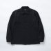 画像1: RATS/COTTON WOOL SHIRT  BLACK (1)