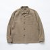 画像1: RATS/COTTON WOOL SHIRT  BEIGE (1)