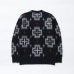 画像2: (店頭在庫分）RATS/NATIVE CROSS CREW NECK  BLACK (2)