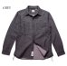 画像1: HOUSTON/SOLID VIYELLA SHIRTS  GRAY (1)