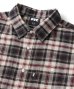 画像2: FTC/PLAID NEL SHIRT  BLACK (2)