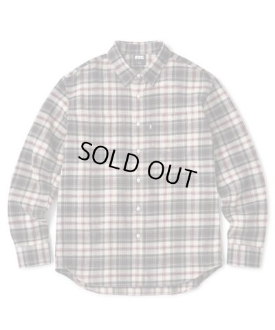 画像1: FTC/PLAID NEL SHIRT  BLACK