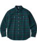 画像1: FTC/PLAID NEL SHIRT  NAVY (1)