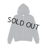 CHAMPION/REVERSE WEAVE ZIP HOODED SWEAT  NAVY