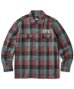 画像1: (店頭在庫分）FTC/PLAID WORK SHIRT  BROWN (1)