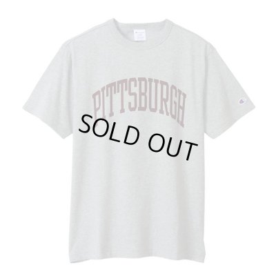 画像1: CHAMPION/PRINT SHORT  SLEEVE T PITTSBURGH  OX.GRAY