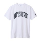 CHAMPION/PRINT SHORT  SLEEVE T PITTSBURGH  WHITE