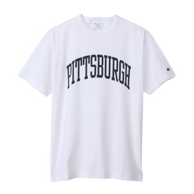 画像1: CHAMPION/PRINT SHORT  SLEEVE T PITTSBURGH  WHITE