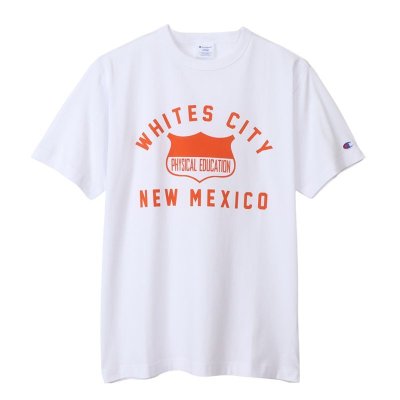 画像1: CHAMPION/PRINT SHORT  SLEEVE T NEW MEXICO  WHITE