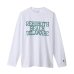 画像1: CHAMPION/PRINT LONG SLEEVE T DELAWARE  WHITE (1)