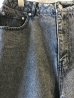 画像3: (再入荷) HAL HAM/DENIM WIDE TAPERED PANTS  BLACK CHEMICAL (3)