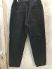 画像2: (再入荷) HAL HAM/DENIM WIDE TAPERED PANTS   BLACK (2)