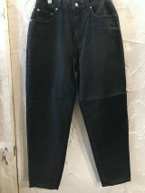 (再入荷) HAL HAM/DENIM WIDE TAPERED PANTS   BLACK