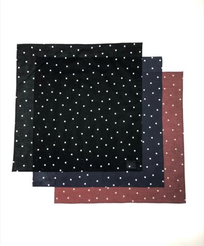 画像2: BELAFOTE/RT BANDANA DOT  BURGUNDY