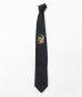 画像1: BELAFOTE/RT FUJI SOUVENIA TIE  BLACK (1)