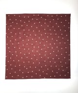 BELAFOTE/RT BANDANA DOT  BURGUNDY