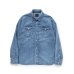 画像1: RATS/DENIM WESTERN SHIRT  INDIGO (1)