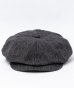 画像1: BELAFOTE/RT PEAKY HAT SUMI HEATHER LINEN GRAY.H (1)