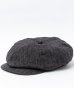 画像2: BELAFOTE/RT PEAKY HAT SUMI HEATHER LINEN GRAY.H (2)