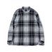 画像1: RATS/STAND CHECK SHIRT  GRAY (1)