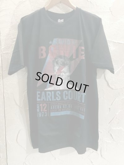 画像1: ROCK OFF/DAVID BOWIE EARLY COUR S/S T  BLACK