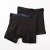 画像1: HANES/BOXER BRIEFS 2P  BLACK、NAVY (1)