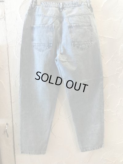 画像2: (再入荷) HAL HAM/DENIM WIDE TAPERED PANTS  BLUE CHEMICAL