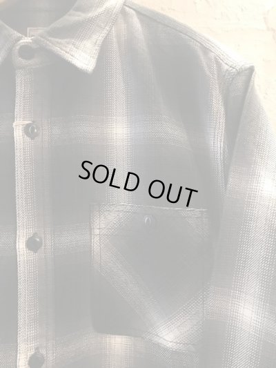 画像3: HOUSTON/OMBRE CHECK VIYELLA SHIRT  BLACK