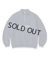 FTC/FTCSFC HALF ZIP SWEAT SHIRT  NAVY