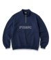 画像1: FTC/FTCSFC HALF ZIP SWEAT SHIRT  NAVY (1)