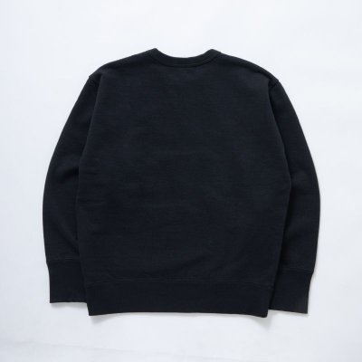 画像2: RATS/LETTERD CREWNECK SWEAT  BLACK