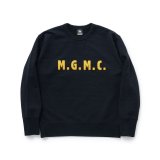 (SALE 20%OFF)  RATS/LETTERD CREWNECK SWEAT  BLACK