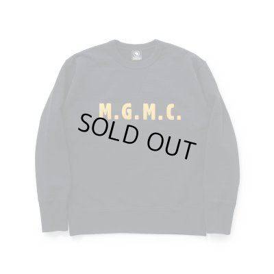 画像1: RATS/LETTERD CREWNECK SWEAT  BLACK