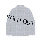 RATS/AMUNSEN CHECK  SHIRT  NAVY CHECK