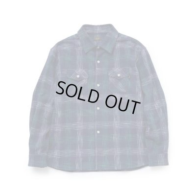 画像1: RATS/AMUNSEN CHECK  SHIRT  NAVY CHECK