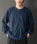 画像3: GYMMASTER/BLOCK INLAY ZIP CARDIGAN  NAVY (3)