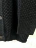 画像4: REVO/WAFFLE KNITING CARDIGAN  BLACK (4)