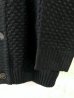 画像4: (SALE 30%OFF) REVO/WAFFLE KNITING CARDIGAN  BLACK (4)