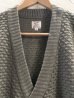 画像3: (SALE 30%OFF) REVO/WAFFLE KNITING CARDIGAN  GRAY (3)